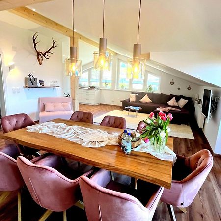 23 Neu Erbaute Ferienwohnung Mit Schloss- Und Panoramablick Halblech Exterior foto