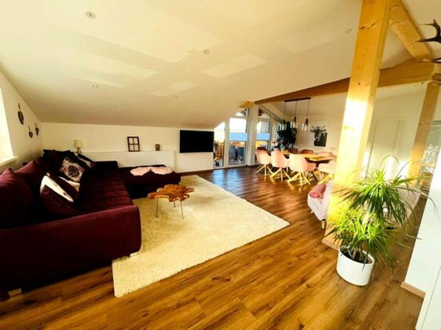 23 Neu Erbaute Ferienwohnung Mit Schloss- Und Panoramablick Halblech Exterior foto