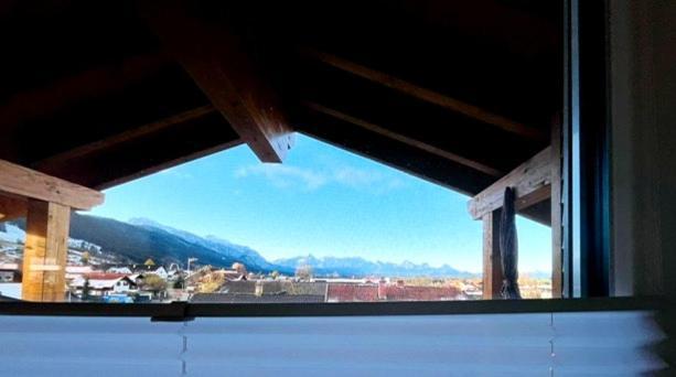 23 Neu Erbaute Ferienwohnung Mit Schloss- Und Panoramablick Halblech Exterior foto